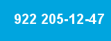 922 205-12-47 922 205-12-47